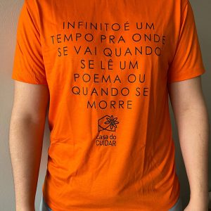 Doe R$ 60 e ganhe uma camiseta unissex "Infinito"
